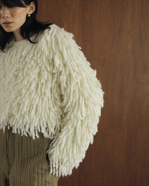 Loop Fringe Knit / ループフリンジニット (アイボリー)