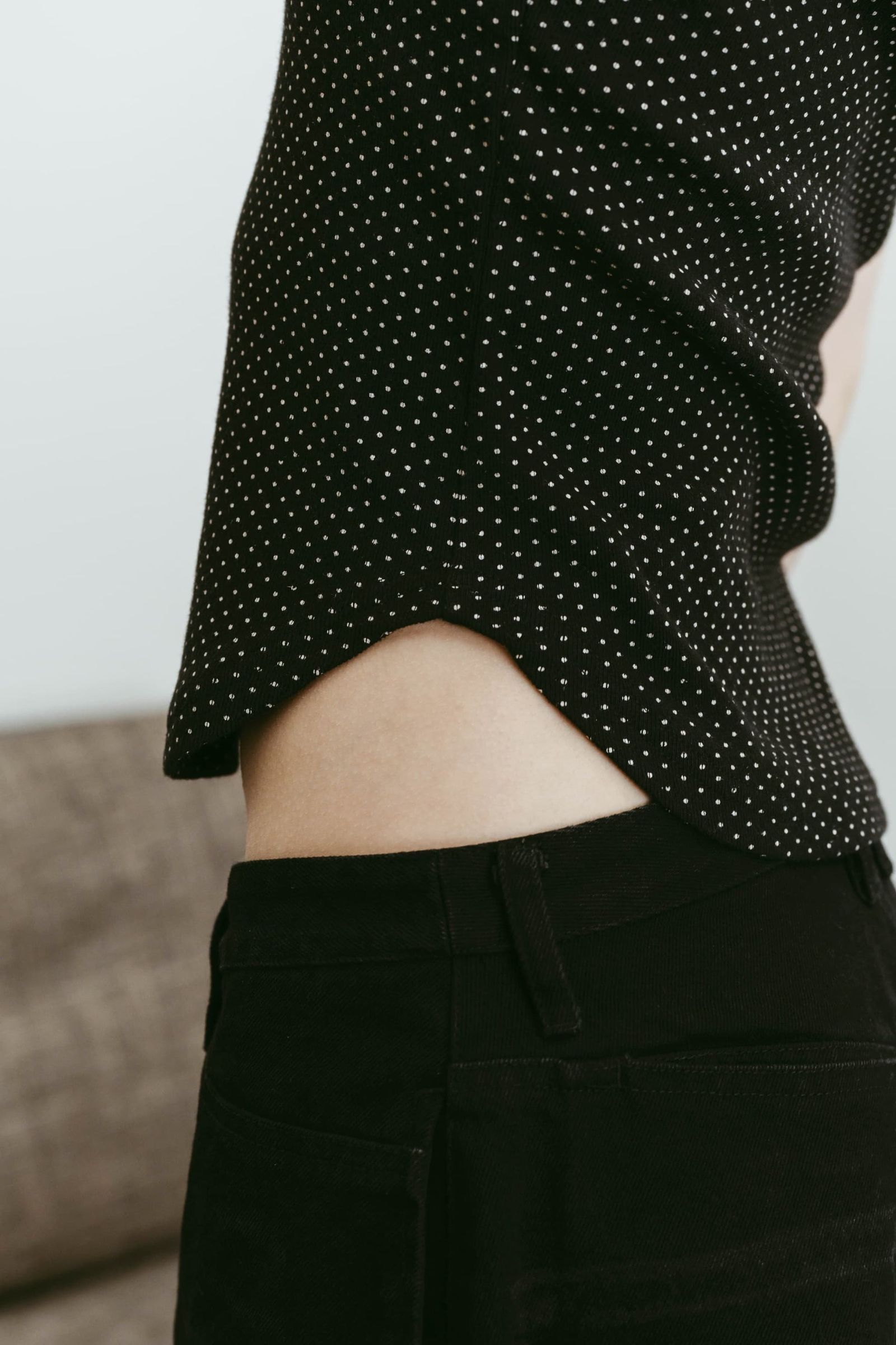 レースディテール キャミソール (ドット) lace detail camisole (Dot) /  26SS
