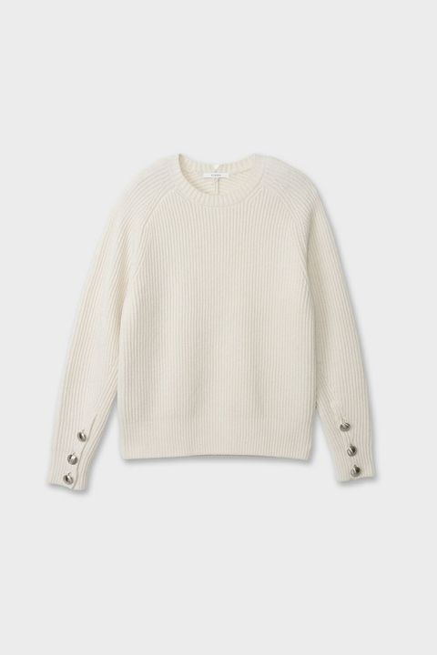 【25AW】RAGLAN CREWNECK KNIT / ラグランクルーネックニット (ホワイト)