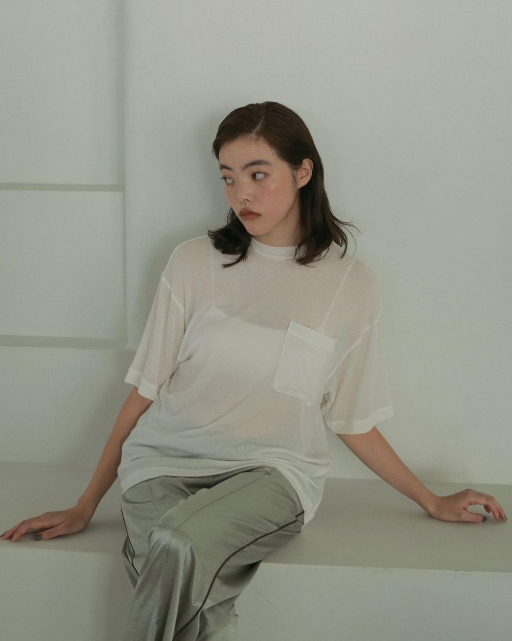 Cupin Tube Bratop (White) / カップインチューブブラトップ (ホワイト) / 26SS