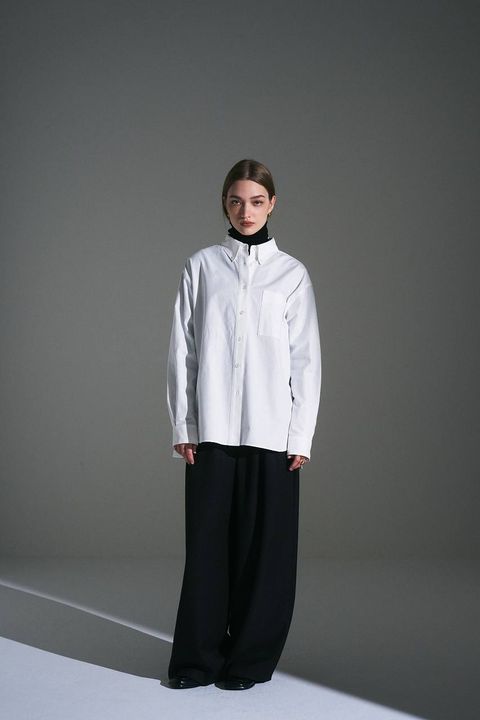 2WAY オックスフォードシャツ (ホワイト) 2Way Oxford Shirt (White) / 26AW *