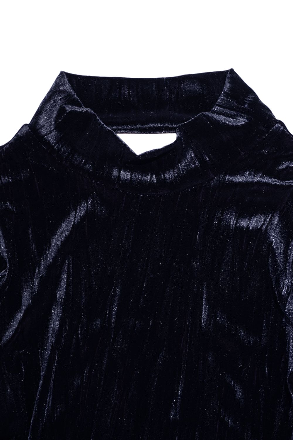 HIGH NECK SKIN TEE / ハイネック スキントップス (ブラック) / レディース