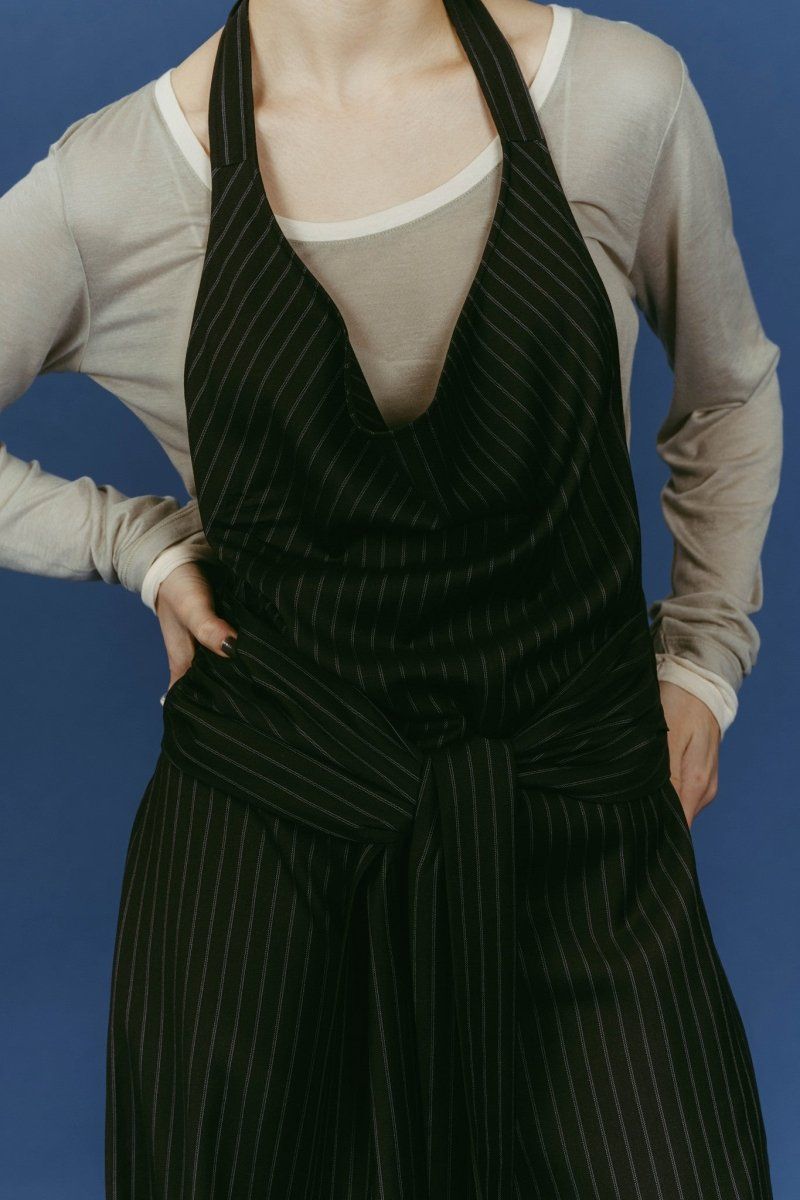 halter neck all in one (Black) / ホルターネックオールインワン (ブラック) / 26SS