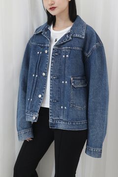 NEW CLASSIC JEAN JACKET / ニュークラシックデニムジャケット / レディース (ヴィンテージブルー)