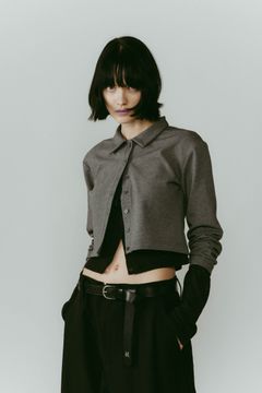 2piece polo tops / 2ピース ポロシャツ (グレー) / 25AW