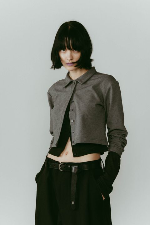 2piece polo tops / 2ピース ポロシャツ (グレー) / 25AW