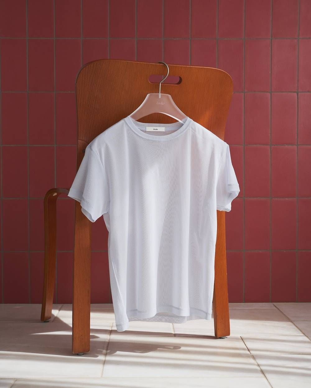 シアーチュールTシャツ (アイスブルー) Sheer Tulle T-Shirts (Ice blue) / 26SS