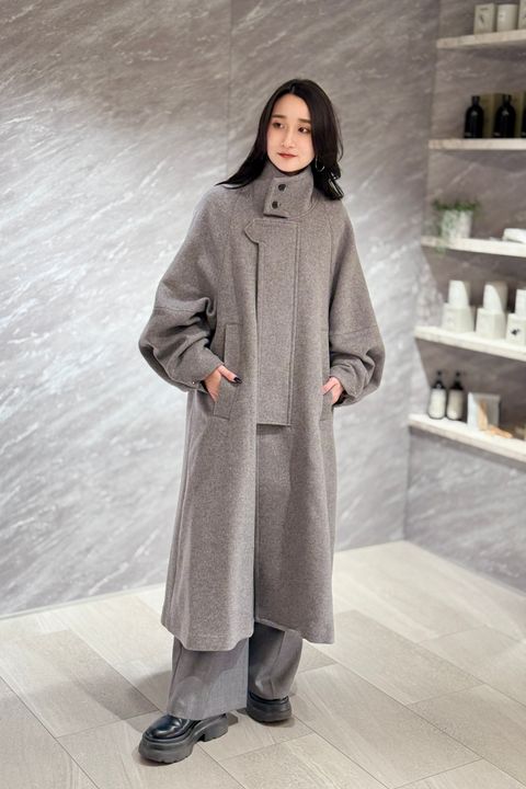 Cuff pierce coat / カフピアス コート (グレー)