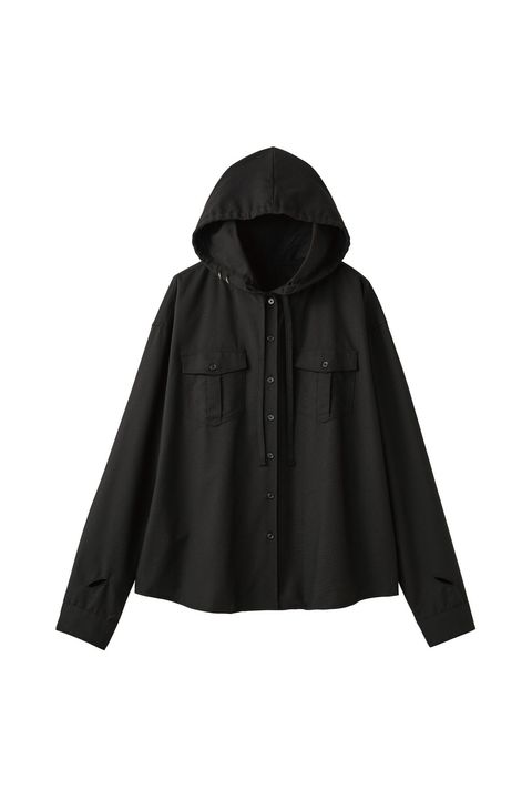 UVプロテクション フーディ (ブラック) UV protection hoodie(unisex) (Black) /  26SS