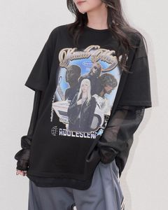 レイヤードTシャツ (ブラック) AI future layered t-shirt(unisex) (Black) /  26SS