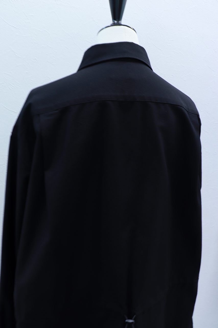 2WAY オックスフォードシャツ (ブラック) 2Way Oxford Shirt (Black) / 26AW *