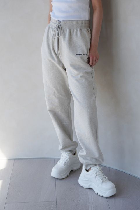 【辻元舞×TIMELESS WOMEN COLLABORATION】 Sweat Pants (グレー)