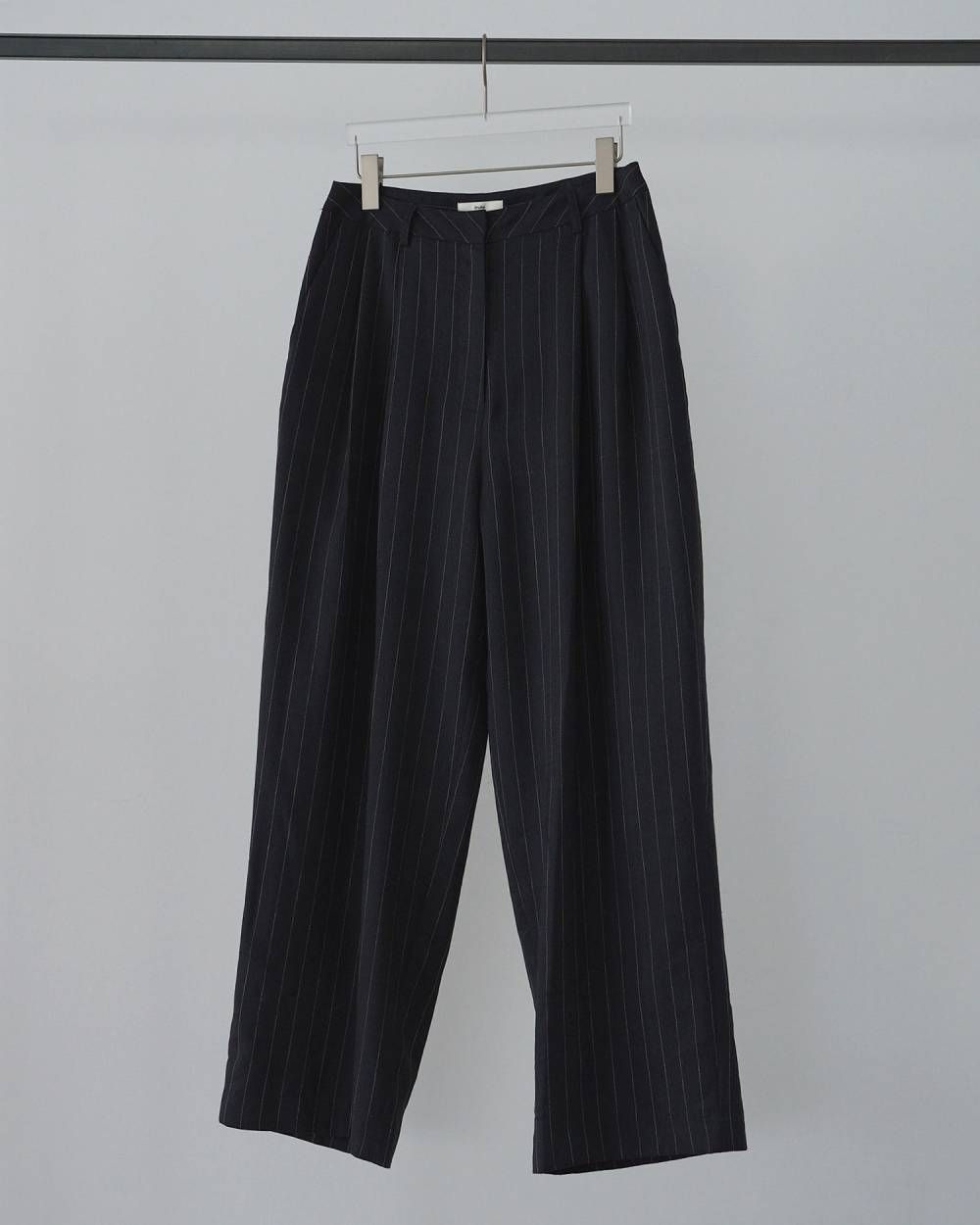 リネンタックパンツ (ネイビー) Linen Tuck Pants (Navy) /  26SS