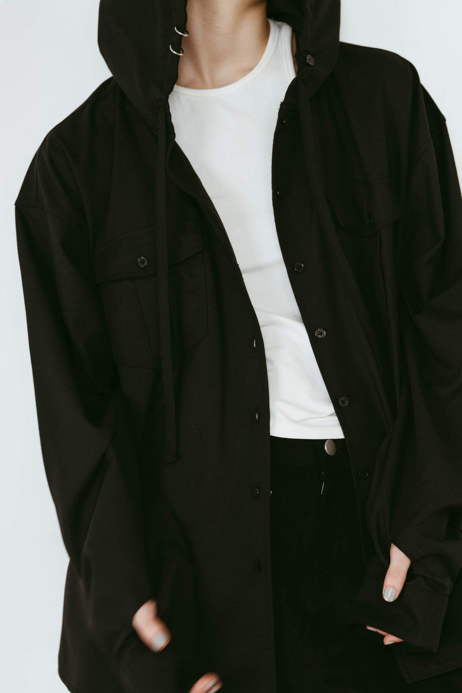 UVプロテクション フーディ (ブラック) UV protection hoodie(unisex) (Black) /  26SS
