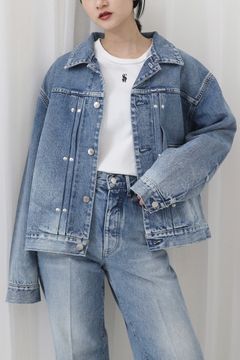 NEW CLASSIC JEAN JACKET / ニュークラシックデニムジャケット / レディース (ブリーチブルー)