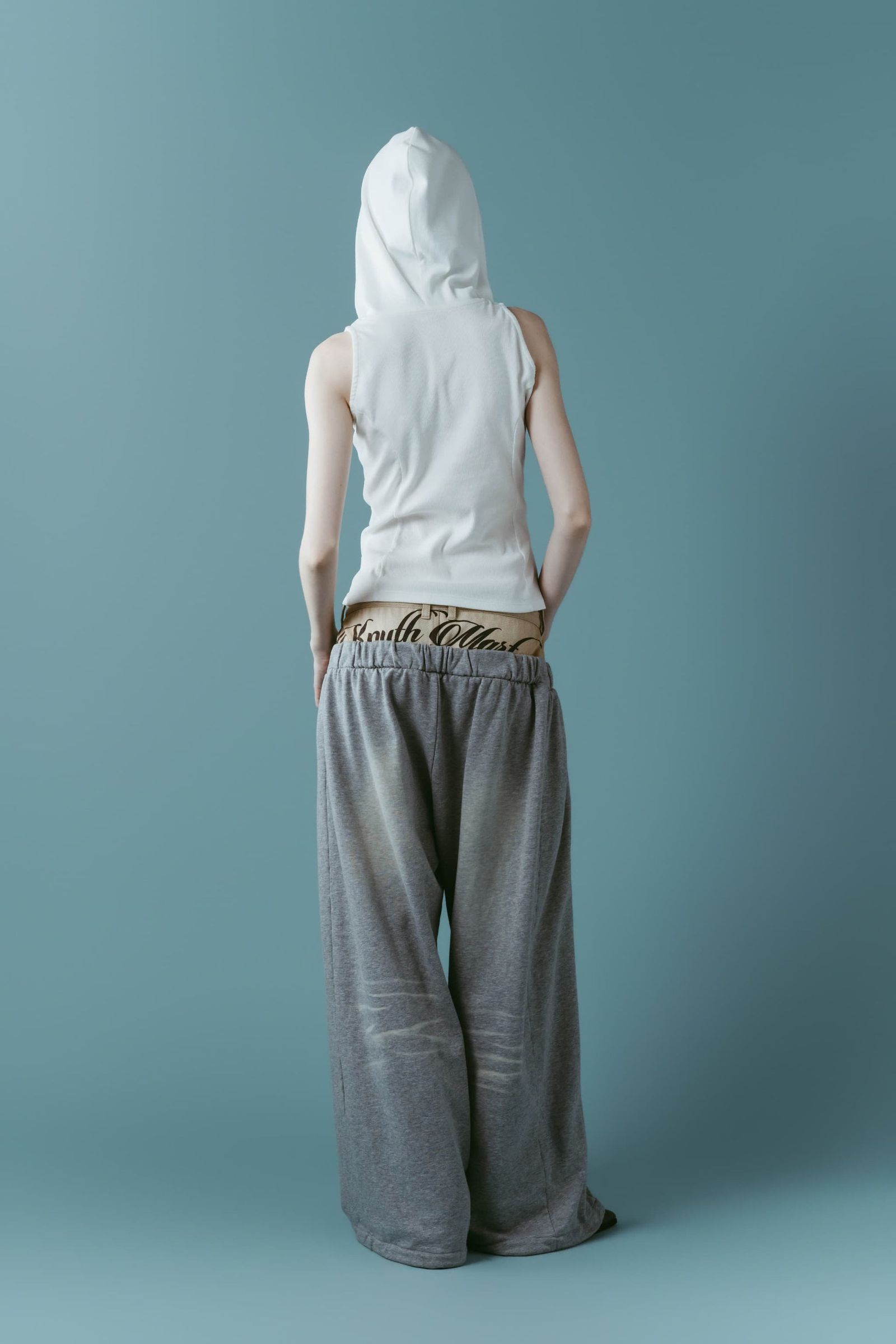 ダブルレイヤースウェットパンツ (グレー) double-layer sweatpants (Gray) /  26SS