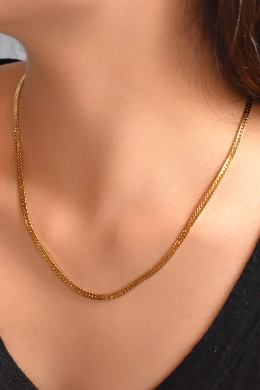 SNAKE CHAIN NECKLACE / スネイク チェーン ネックレス STERLING SILVER 925 (シルバー)