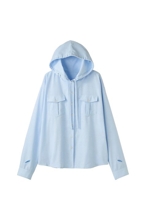 UVプロテクション フーディ (ブルー) UV protection hoodie(unisex) (Blue) /  26SS
