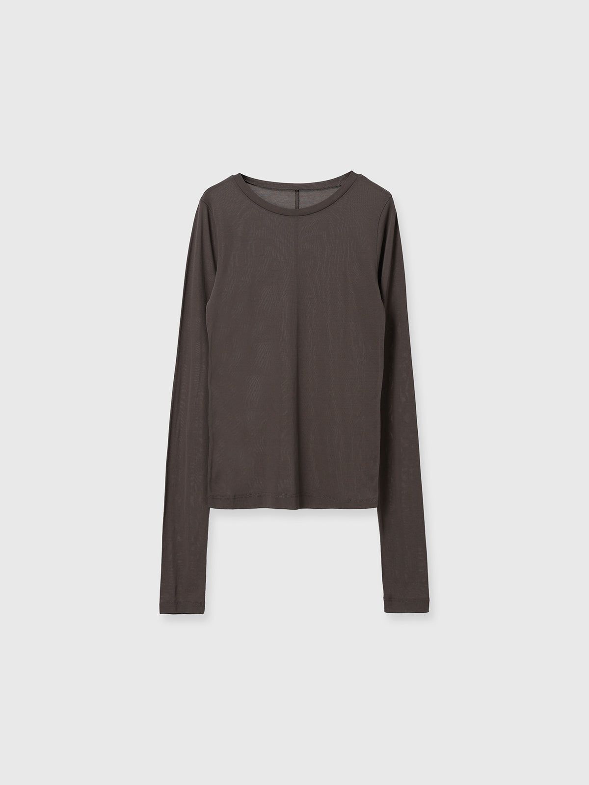 【25AW】LAYERED L/S HENLY TEE / レイヤード ロングスリーブ ヘンリーTシャツ (ブラウン)