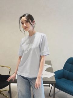 【25SS】REFINA COMPACT T-SHIRT / リフィナコンパクトTシャツ (サックス)