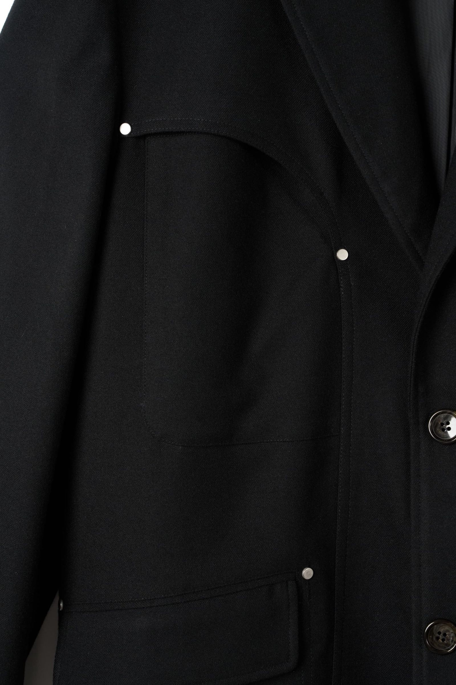 ユーティリティジャケット (ブラック) curve utility jacket(unisex) (Black) / 26AW