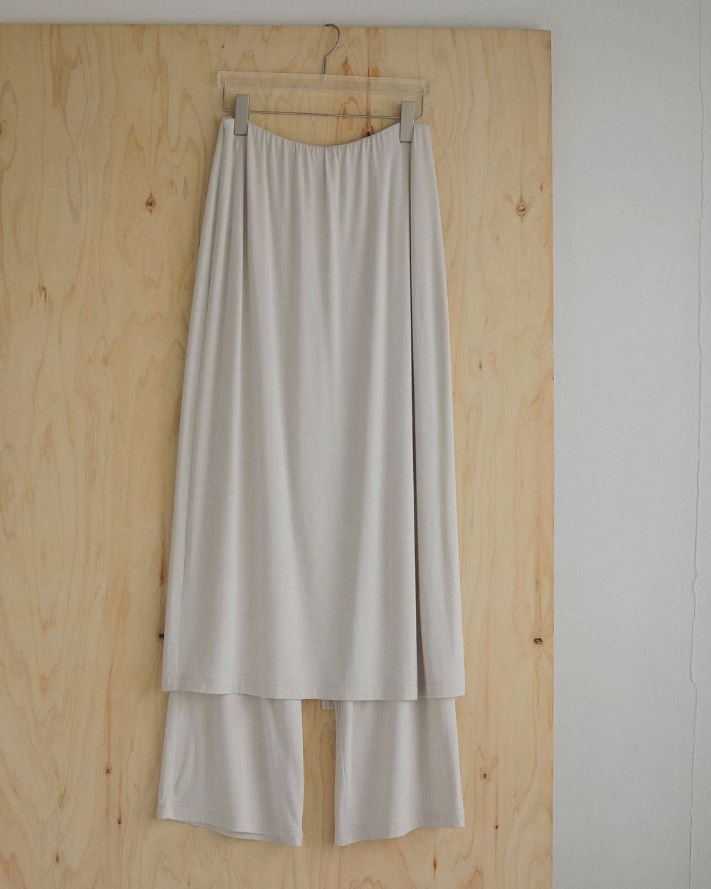 レイヤード ラフパンツ (アイボリー) Layered Rough Pants (Ivory) / 27SS