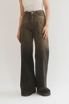 denim baggy pants / デニムバギーパンツ (ヴィンテージイエロー)  Knuth Marf