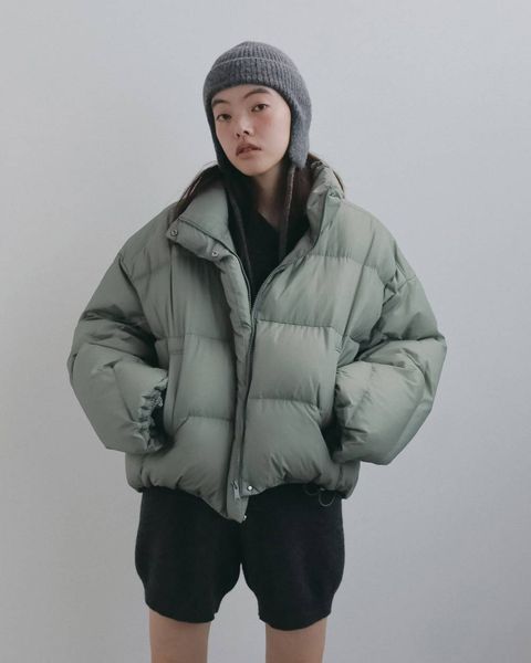 スタンドカラーダウンジャケット (オリーブ) Standcollar Down Jacket (Olive) / 26AW