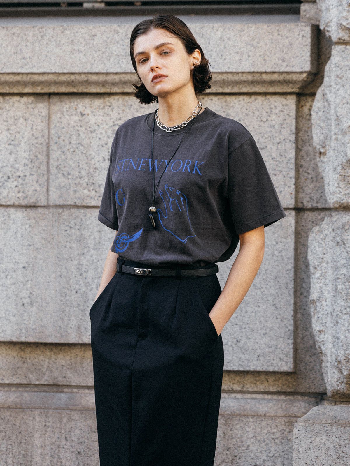パーマネント Tシャツ (NEWYORK) PARMANENT TEE (NEWYORK) /  26SS