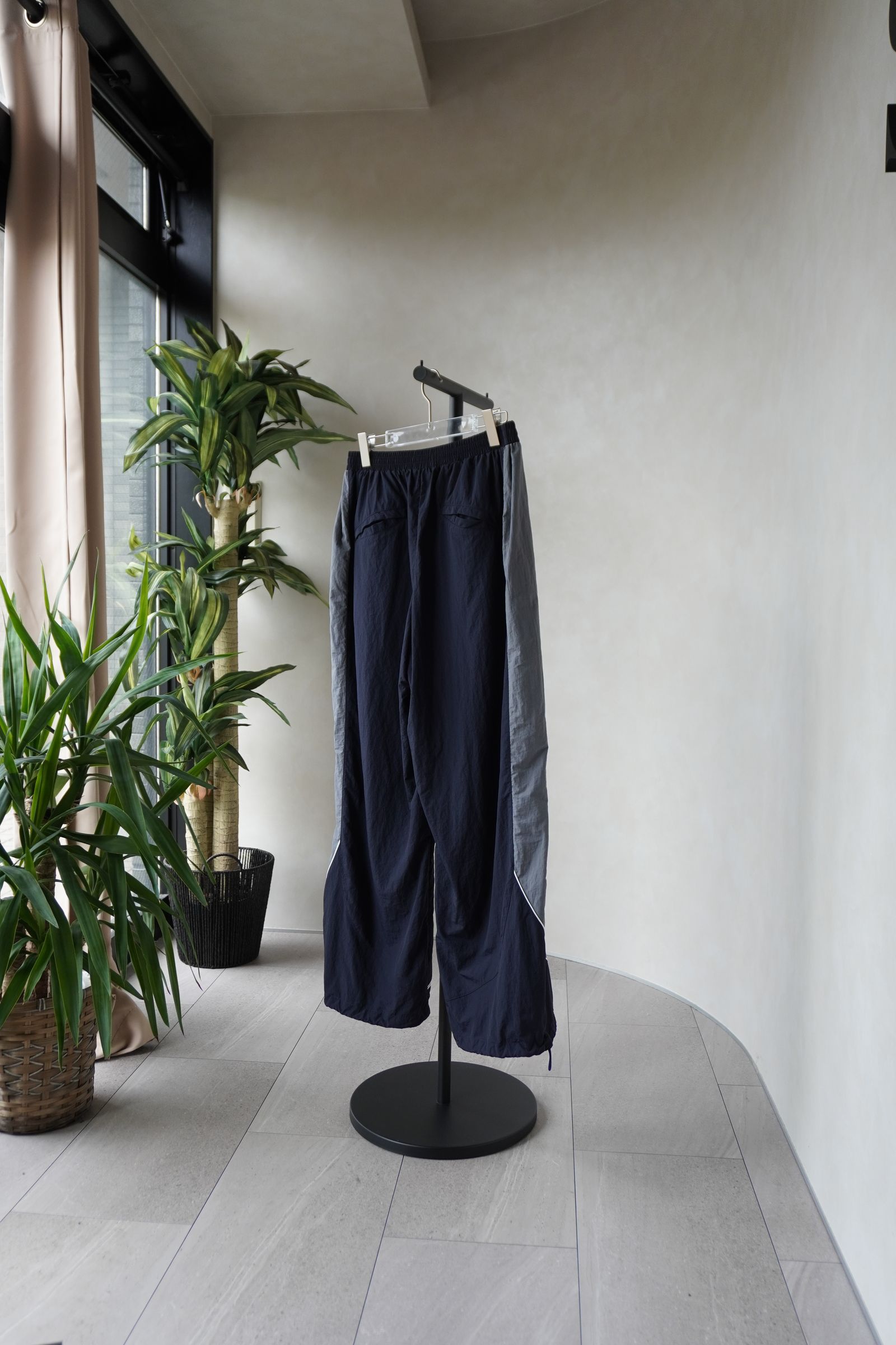 ナイロンイージーパンツ (ネイビー) nylon easy pants(unisex) (Navy) /  26SS