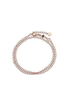 BLACK ZIRCONIA MOISSANITE BRACELET / ブラック ジルコニア - モアサナイト ブレスレット K18 (ピンクゴールド)