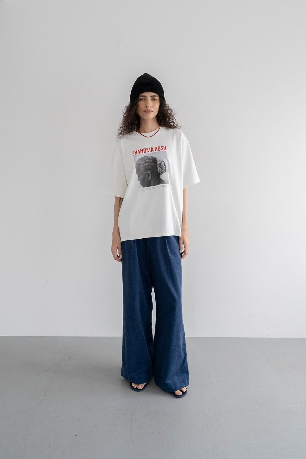 フォトTシャツ (ホワイト) GRANDMA ROSIE Photo T-shirt (White) /  26SS