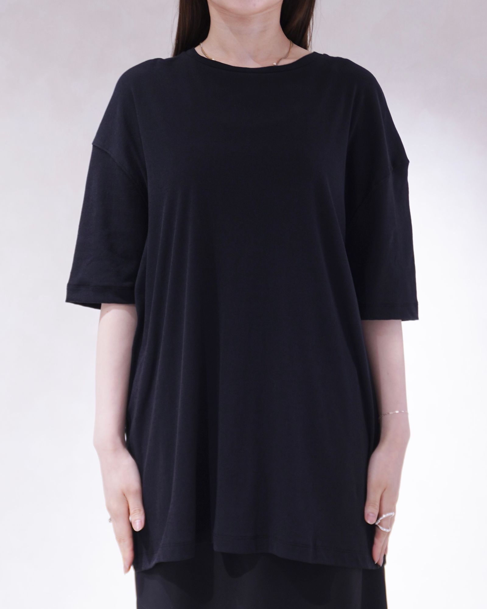シアーオーバーTシャツ (ブラック) Sheer Over T-Shirts (Black) / 26SS