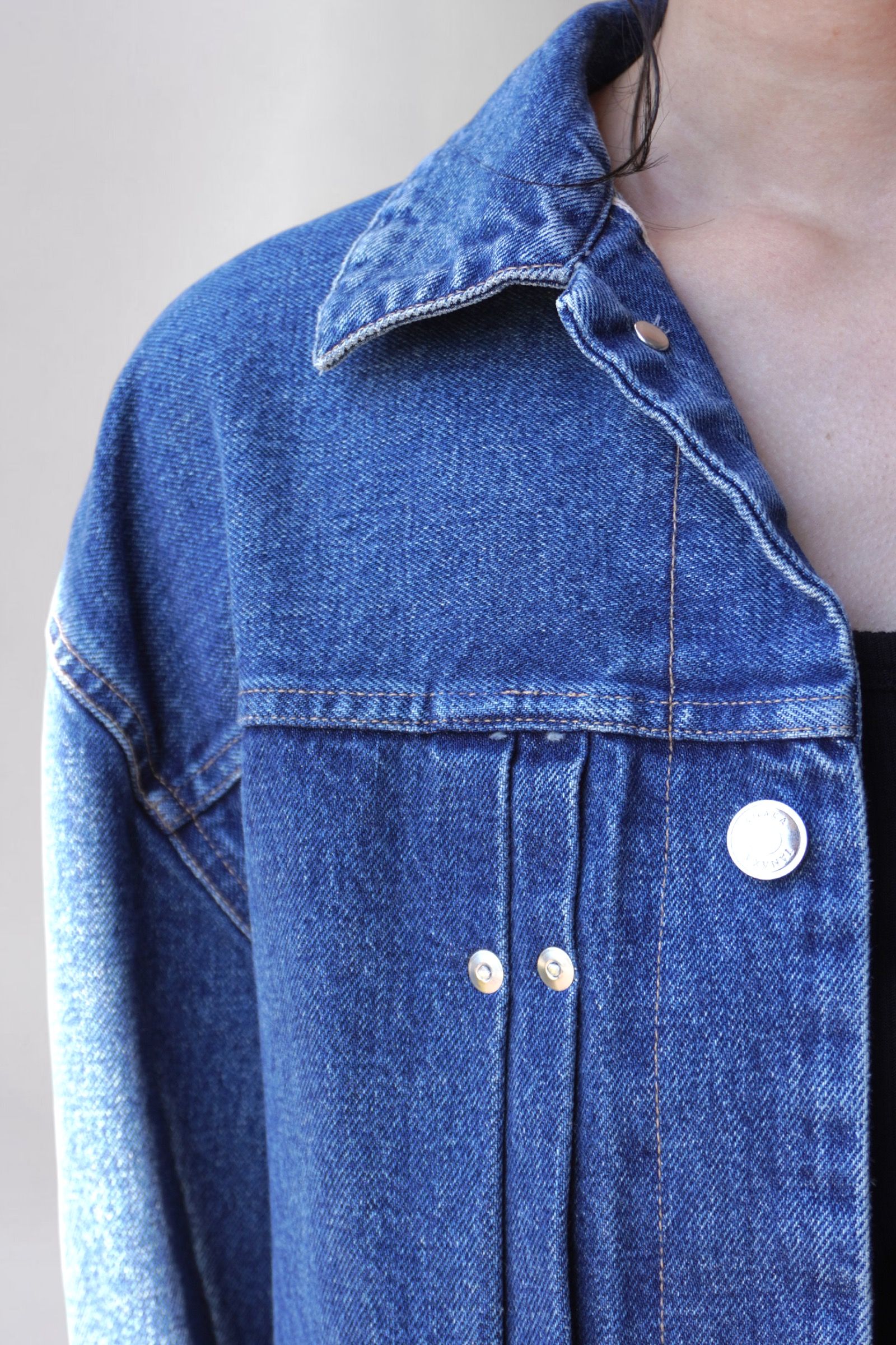 TANAKA デニムジャケット デニムブルー TANAKA/タナカ】NEW CLASSIC JEAN JACKET BLEACH BLUE/ニュー
