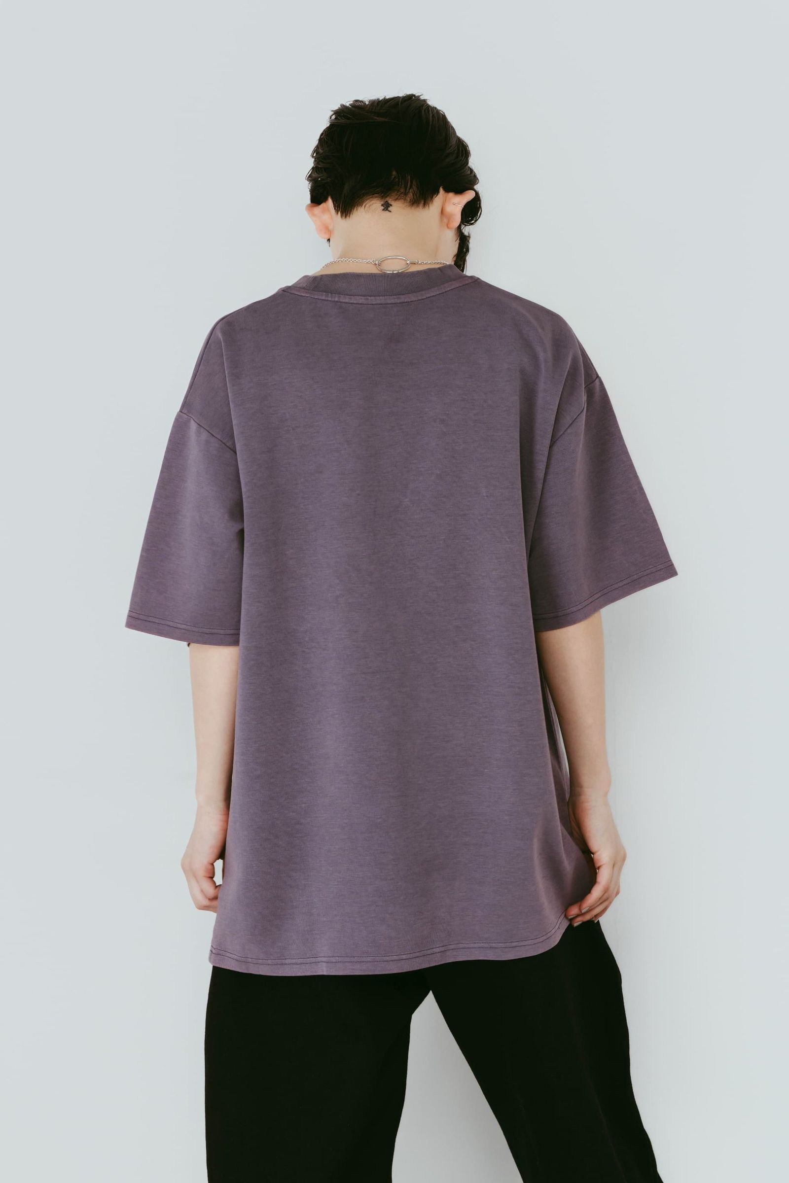 ラインストーングラフィックTシャツ (パープル) rhinestone graphic tee(unisex) (Purple) /  26SS