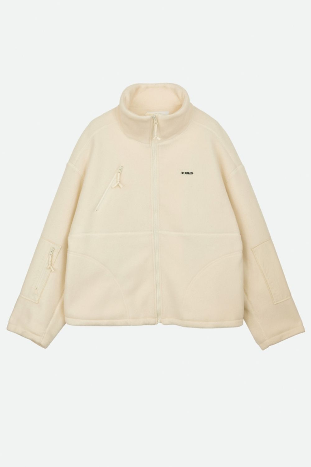 NOUNLESS OVER FLEECE JACKET (MILK) / オーバーフリースジャケット ミルク