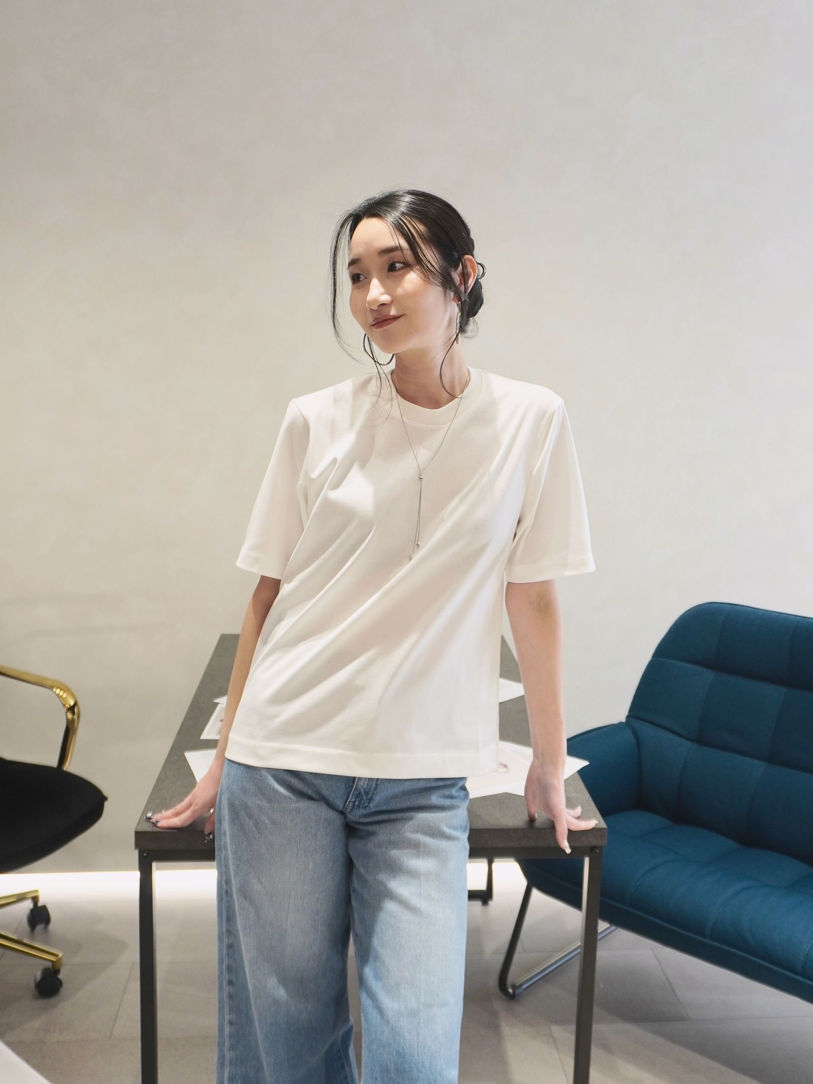 【25SS】REFINA COMPACT T-SHIRT / リフィナコンパクトTシャツ (オフホワイト)