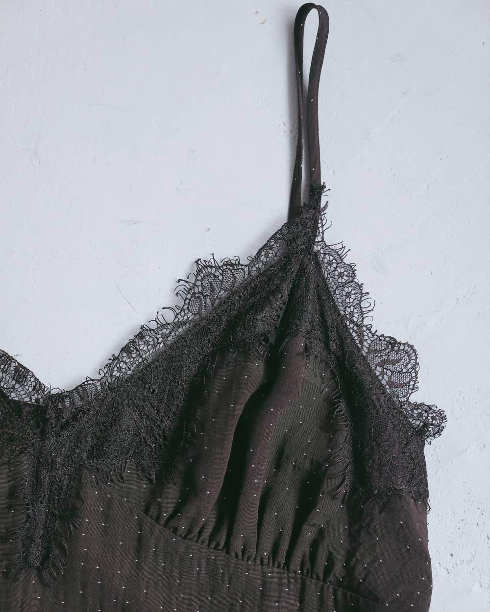 ドットジャガード コンビネーション (ブラウン) Dot Jacquard Combinaison (Brown) / 27SS