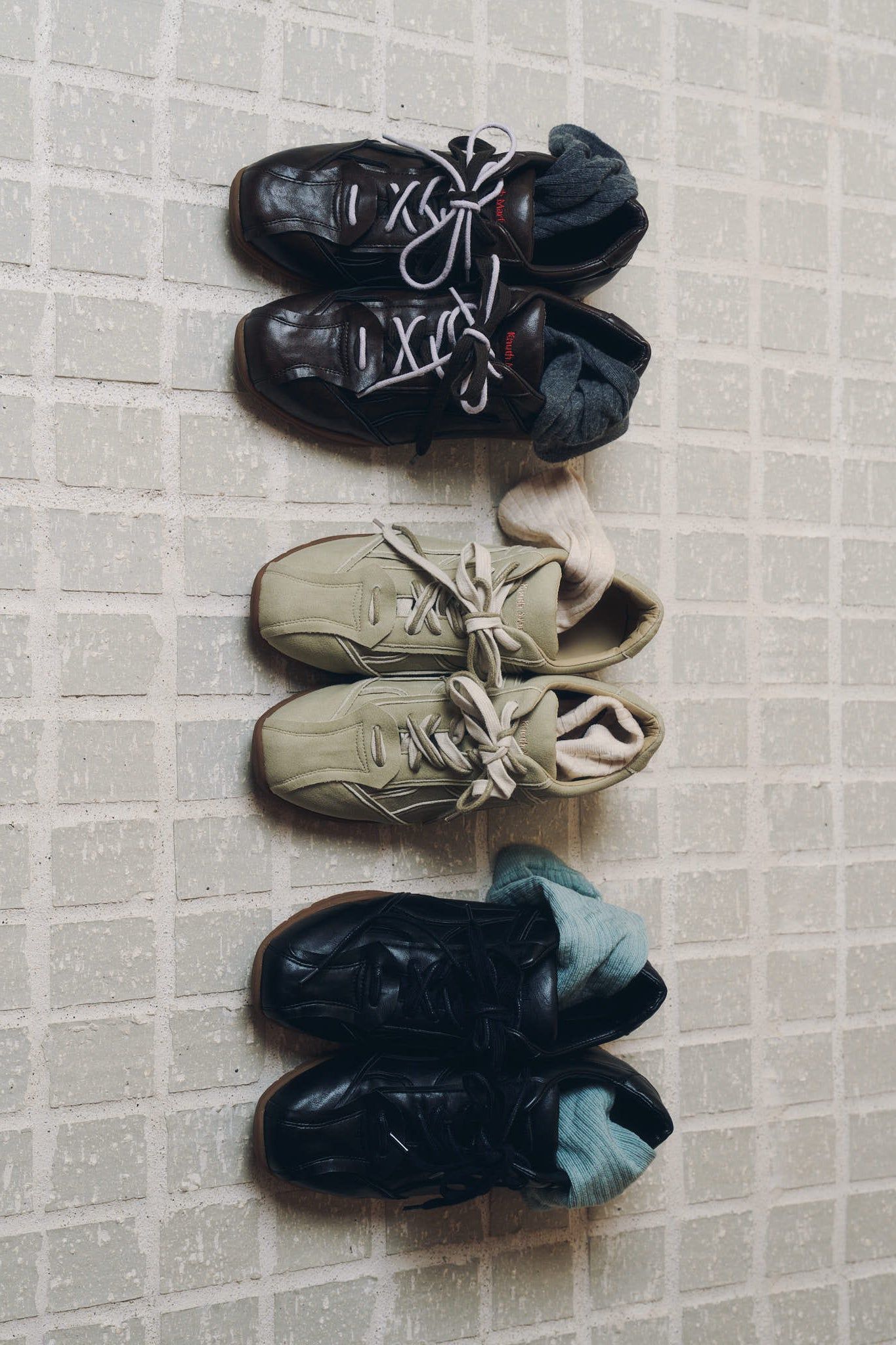 インナーリフトスニーカー (ブラック) inner lift sneakers (Black) / 26AW