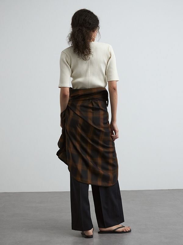 【25SS】ROME CHECK SHIRTS / チェックシャツ (ブラック)