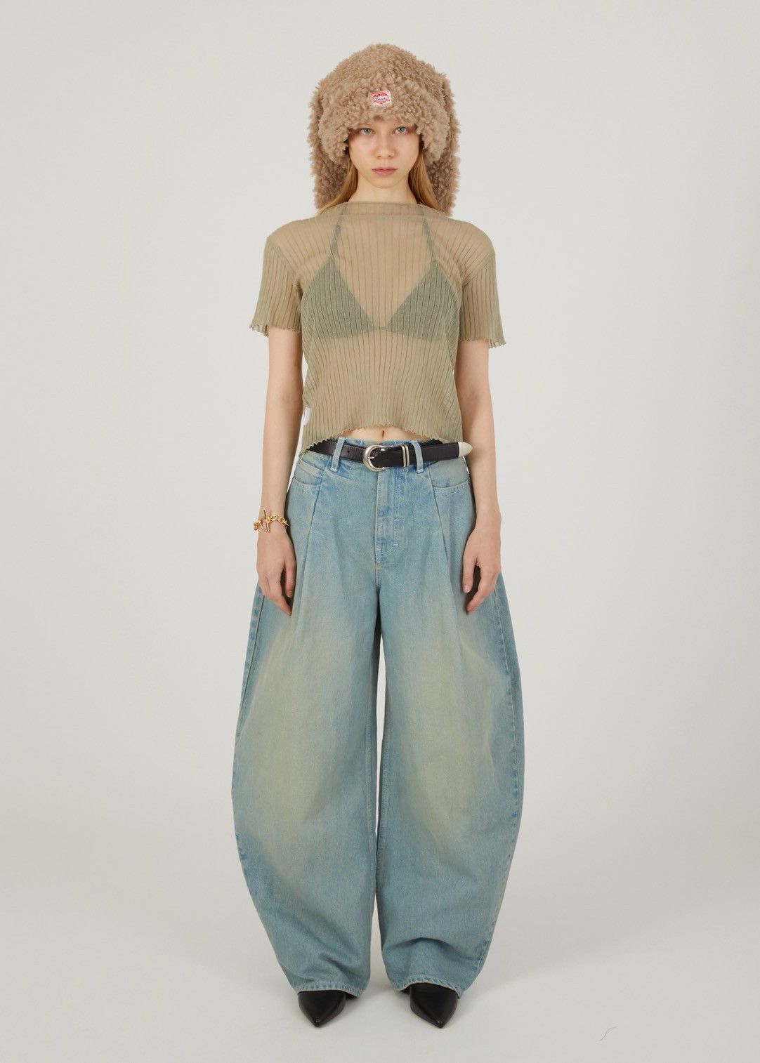 Rabbit Headwear / ラビットヘッドウェア (ブラウン)