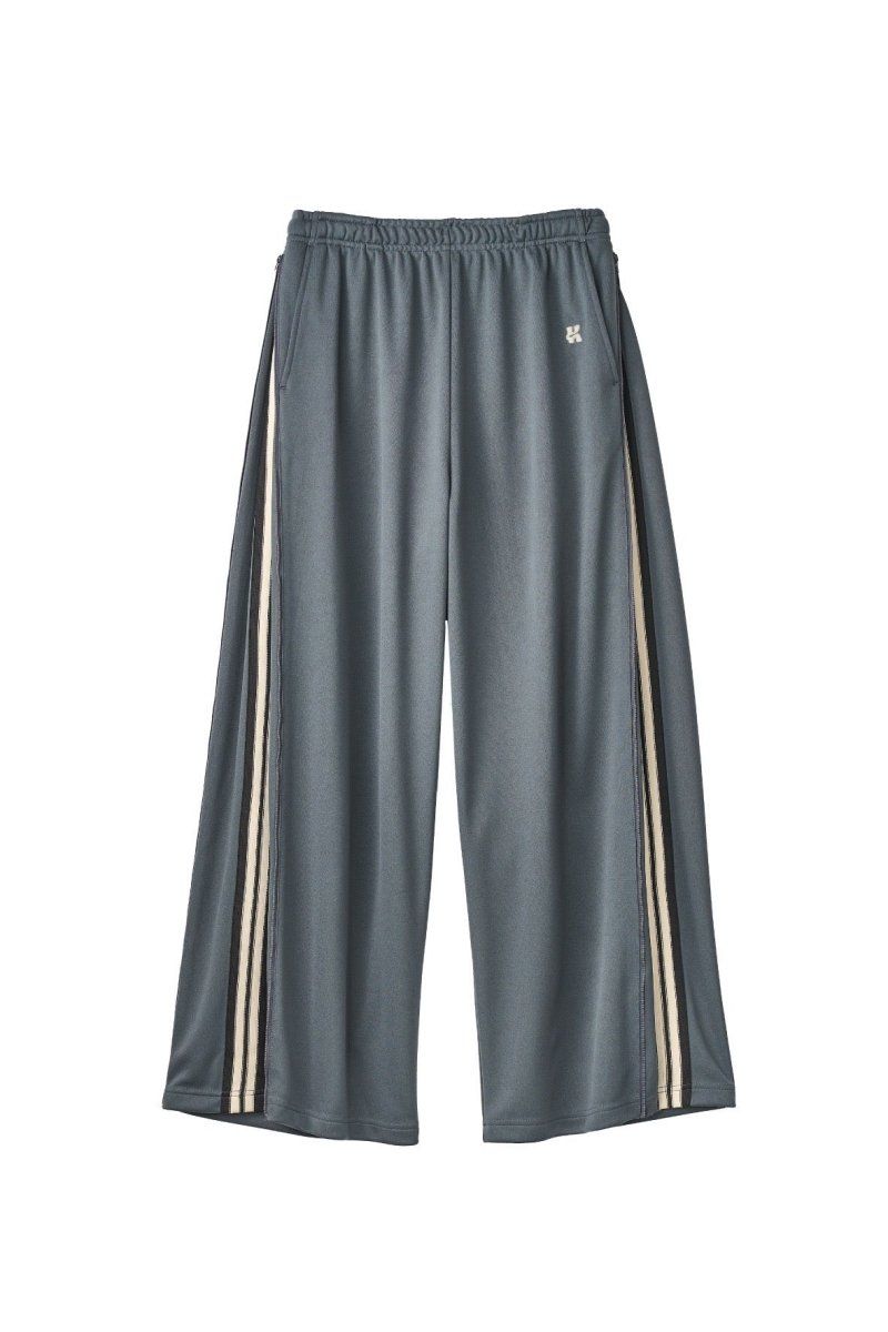 zip-up track pants(unisex) (Smokyblue) / ジップアップ トラックパンツ (スモーキーブルー) / 26SS
