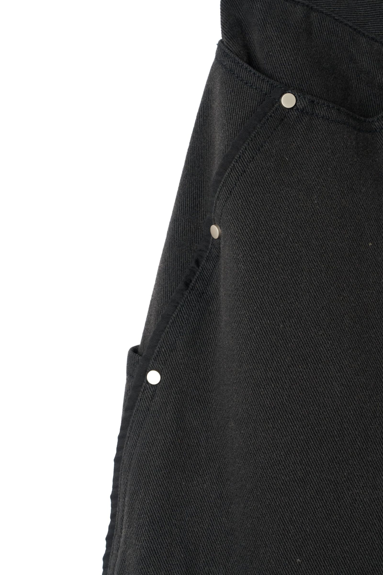 カーブ ユーティリティデニムパンツ (ブラック) curve utility denim pants(Black) (Blue) / 26AW