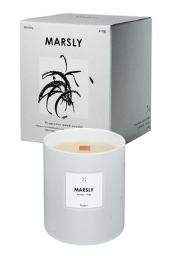 フレグランスウッドキャンドル - MARSLY(マーズリー) -