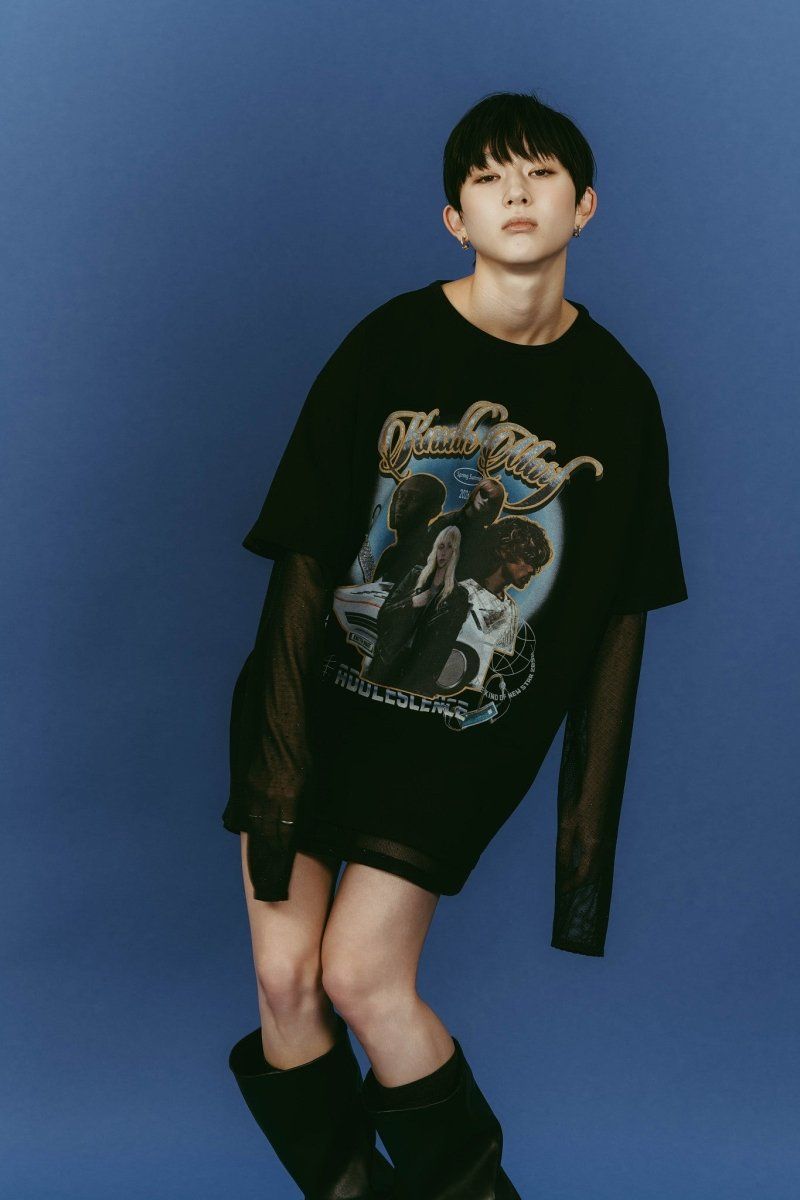 AI future layered t-shirt(unisex) (Black) / レイヤードTシャツ (ブラック) / 26SS