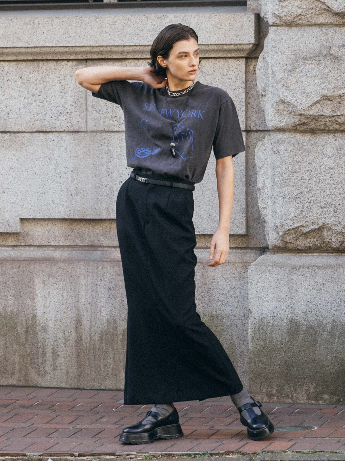 パーマネント Tシャツ (NEWYORK) PARMANENT TEE (NEWYORK) /  26SS