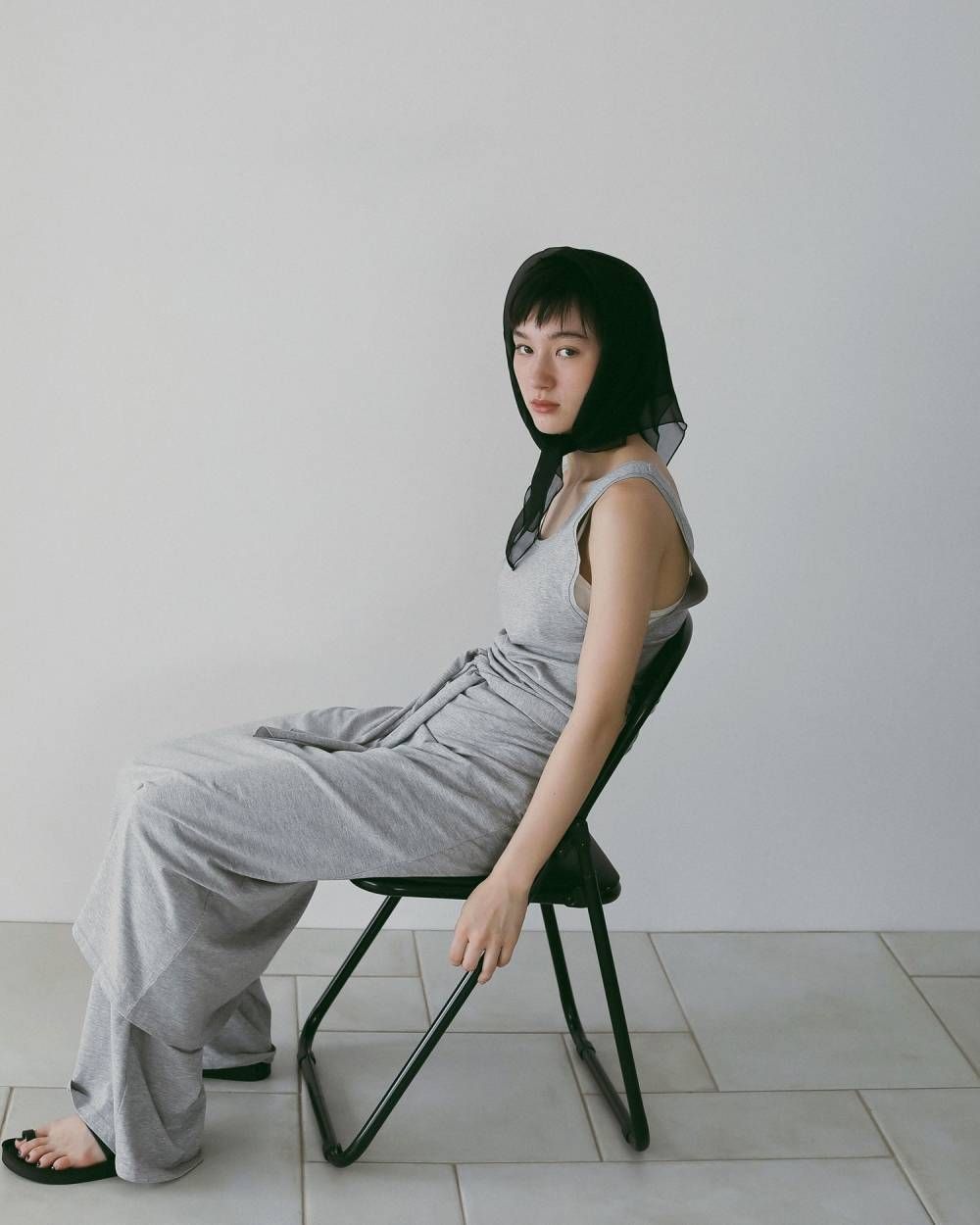 カットラフパンツ (グレー) Cut Rough Pants (Gray) / 26SS