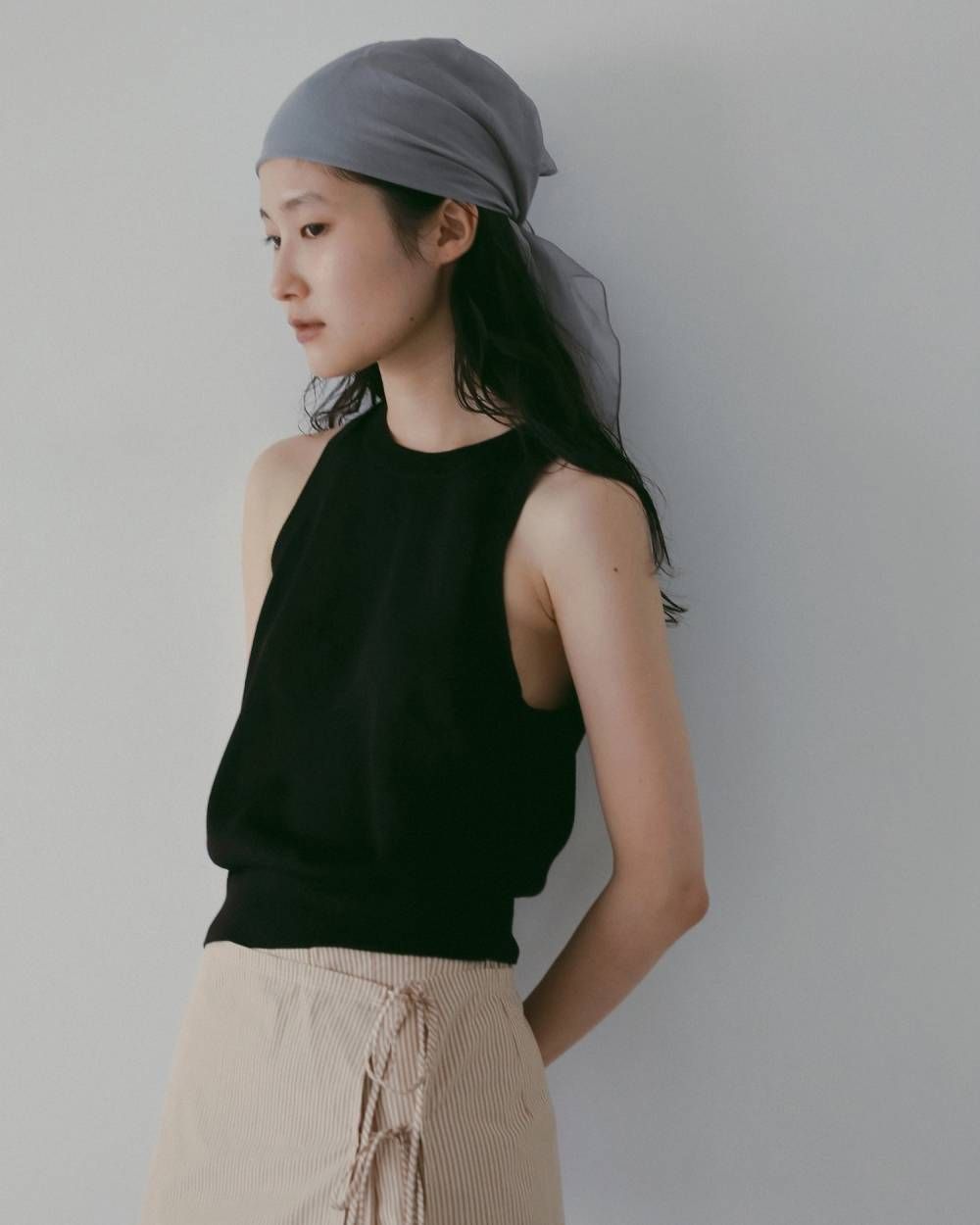 ハイゲージ シアータンクトップ (ブラウン) Highgauge Sheer Tanktop (Brown) / 26SS