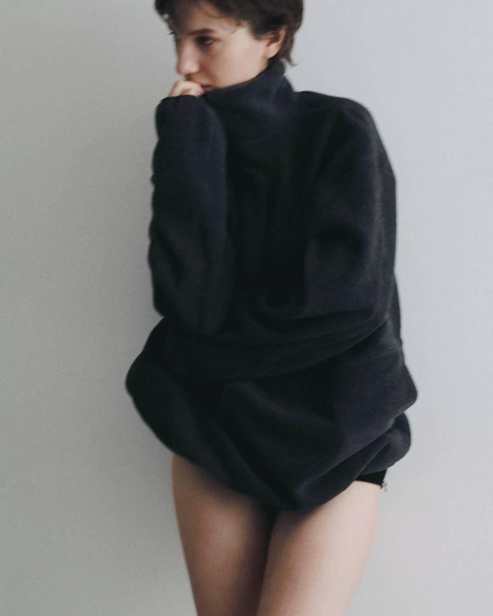フリース 2ウェイ ワンピース (チャコールグレー) Fleece 2way Onepiece (Cgray) /  26AW
