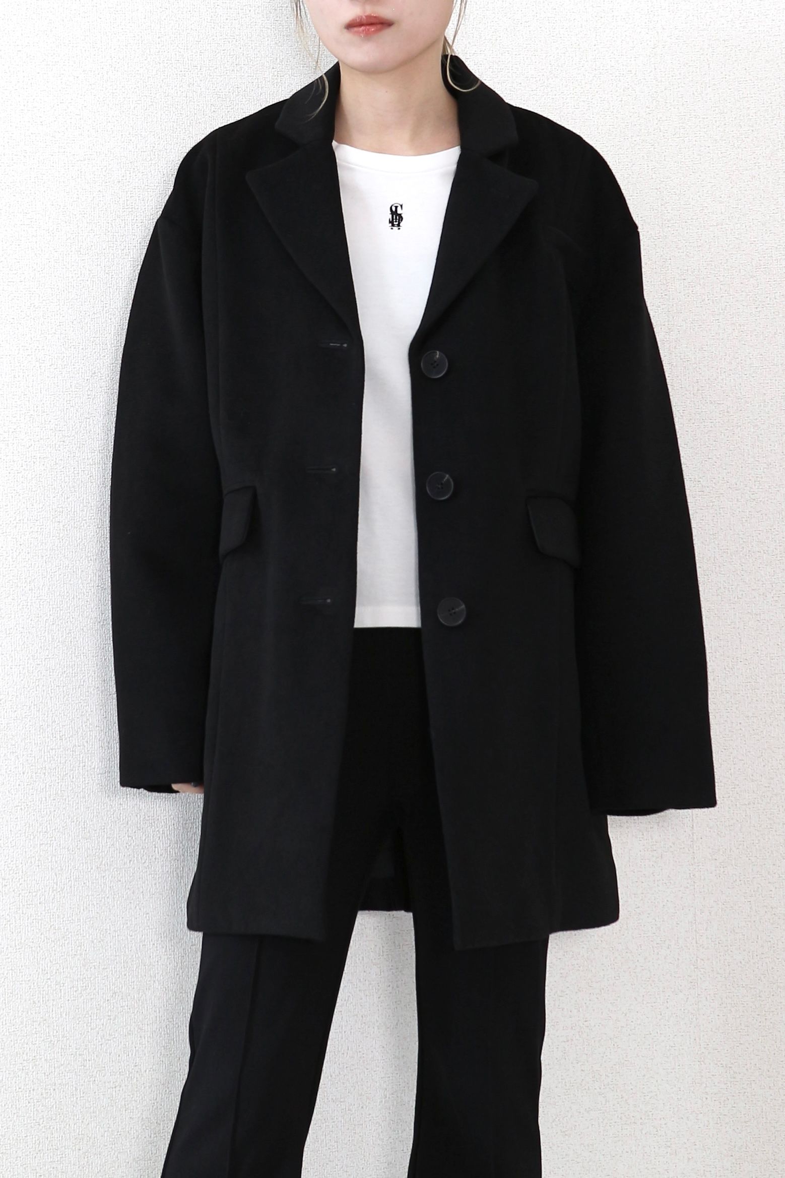 CAVEZA ROSSO - OVER SIZE TAILORED COLLAR JACKET / オーバーサイズ 